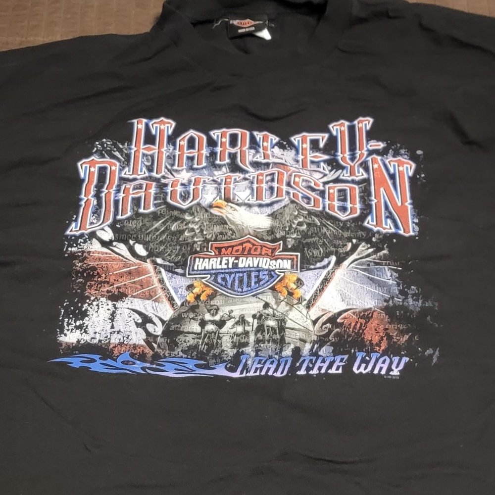 Men's Harley Davidson T Shirt Badlands 3XL NEW, NEVER WORN, MADE IN USA